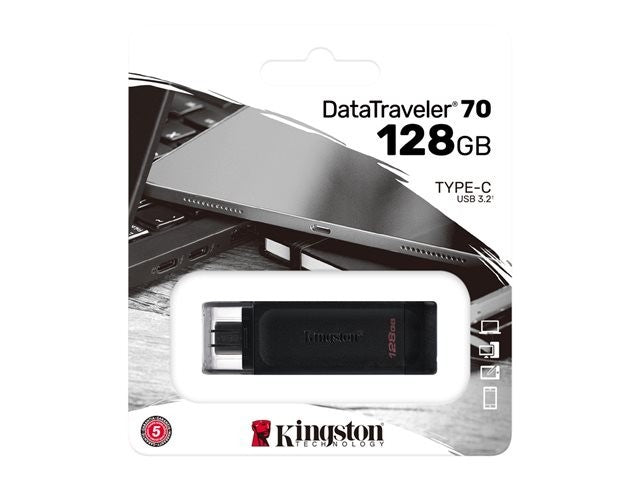 Kingston DataTraveler 128GB USB Flash Drive - DT70/128GB