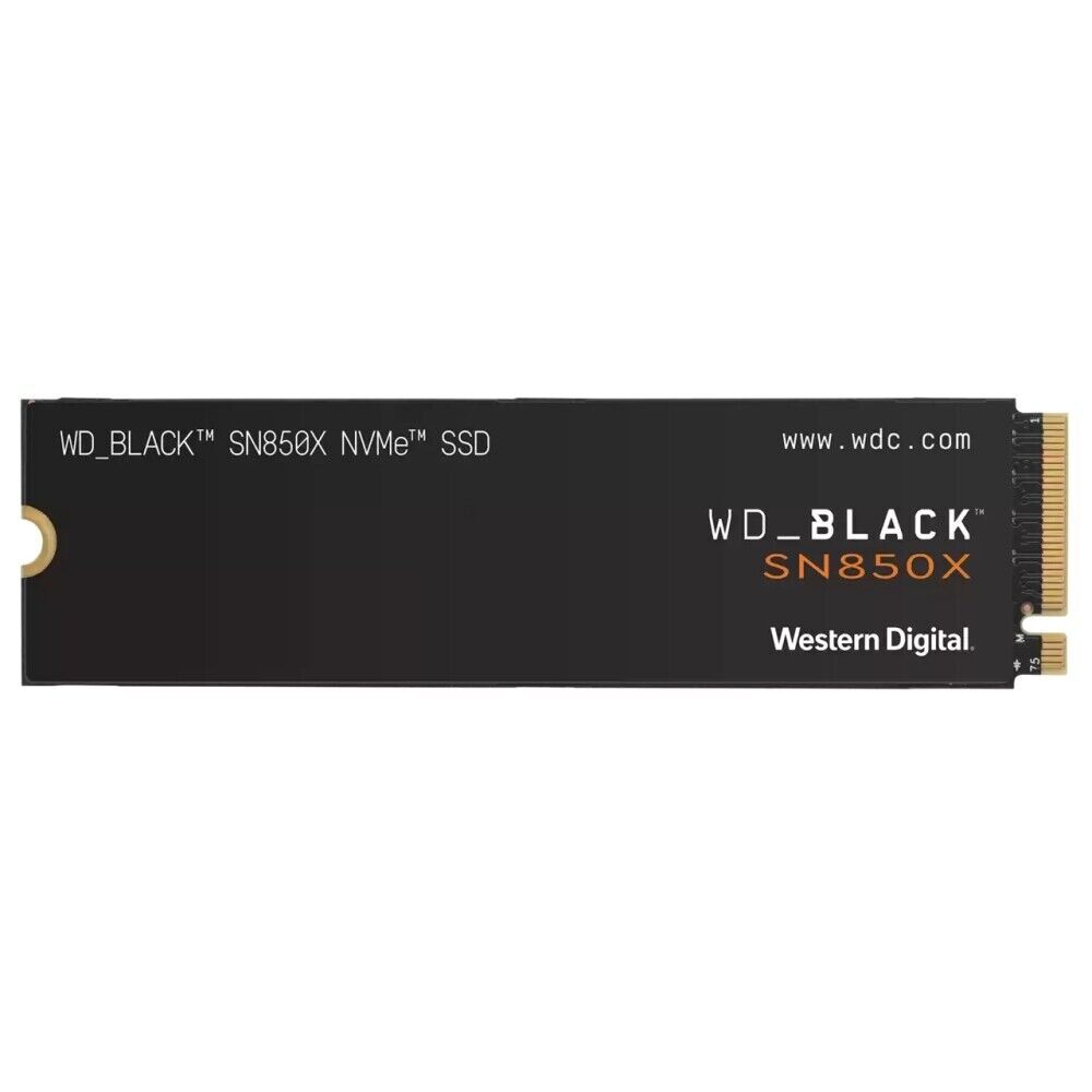 Western Digital WD_BLACK SN850X 4TB NVMe Internal SSD (WDS400T2X0E)