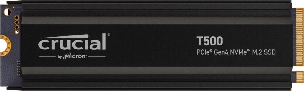 Crucial T500 1TB M.2 NVMe Internal SSD with Heatsink (CT1000T500SSD5)
