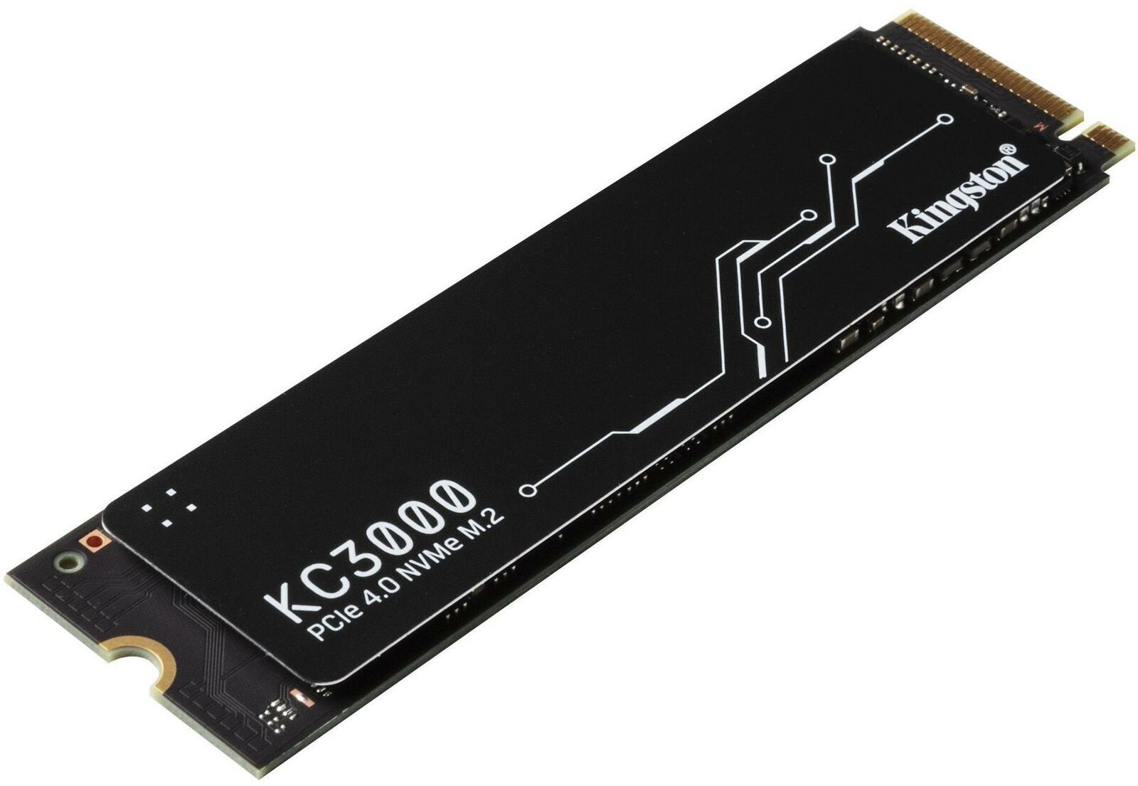 Kingston KC3000 M.2-2280 1TB PCI Express 4.0 x4 NVMe Solid State Drive.