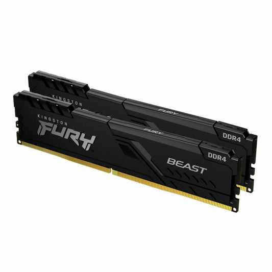 Kingston FURY Beast 16GB (2 x 8GB) PC4-25600 (DDR4-3200) UDIMM Memory - Black (K