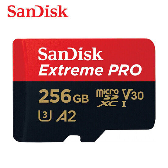 SanDisk Extreme PRO 256GB microSDXC UHS-I Memory Card