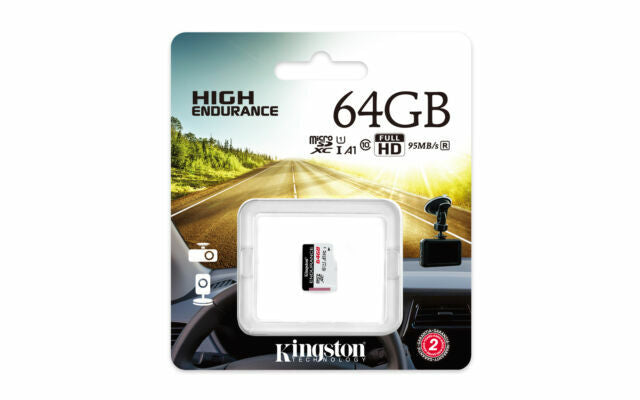 Kingston High Endurance 64GB Class 10 SDXC Memory Card - SDCE64GB
