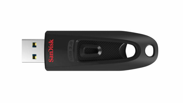 SanDisk Ultra 256 GB USB 3.0 Flash Drive - Black (SDCZ48-256G-U46)